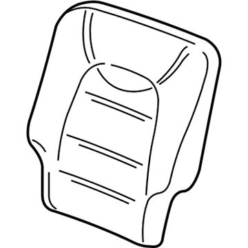 Ford 5L2Z-7866601-GAC Seat Back Cover