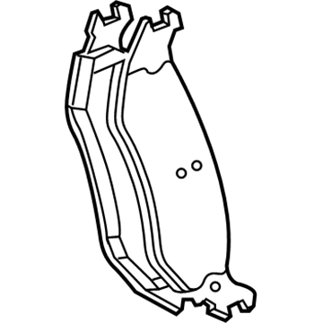 Mopar 1BP00302AA SHOE KIT-REAR DISC BRAKE