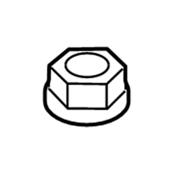 BMW 07-14-6-986-935 Hex Nut With Flange