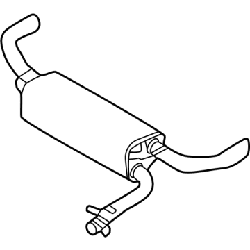 Mopar 68480477AA MUFFLER-EXHAUST