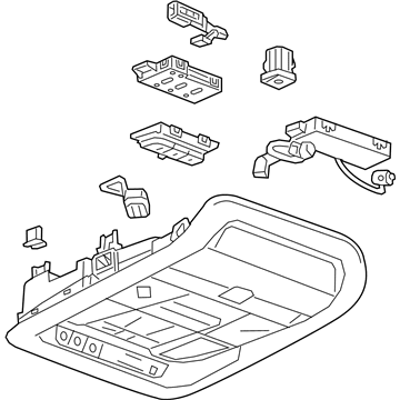 GM 85588476 CONSOLE ASM-RF *BLACK