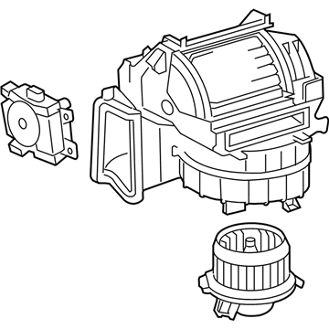 Lexus 87130-48220 Blower Assembly