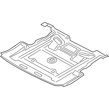 BMW 51-75-7-185-113 Engine Compartment. Shield., Underride Prot.