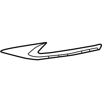 Lexus 52565-F6030 RETAINER, RR BUMPER