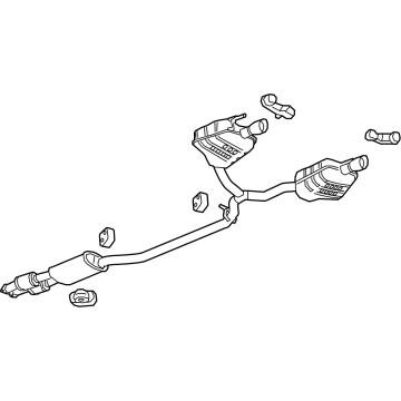 GM 19420289 Muffler W/Tailpipe