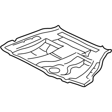 Lexus 58211-33141 Pan, Center Floor