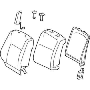 Lexus 71430-50L70-C2 Back Assembly, Front Seat
