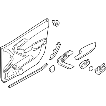 Kia 823011M670DAG Panel Complete-Front Door Trim