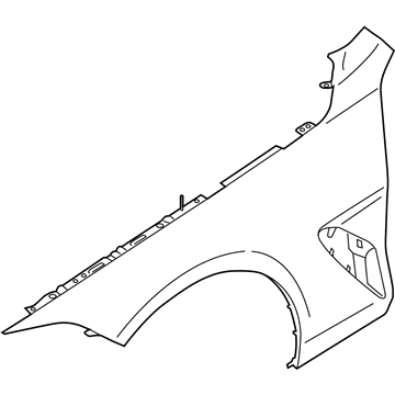 BMW 41-00-9-491-429 Side Panel, Front Left
