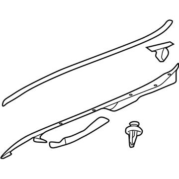Lexus 53807-76010 Seal Sub-Assembly, FENDE