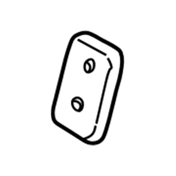 BMW 41-21-7-006-289 LOCK PLATE, B COLUMN