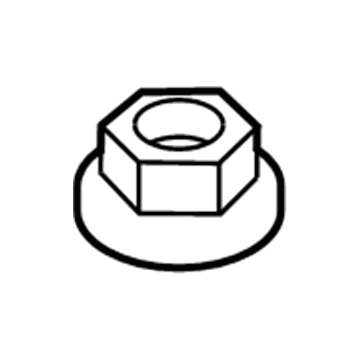 BMW 07-14-7-177-427 Hex Nut With Plate