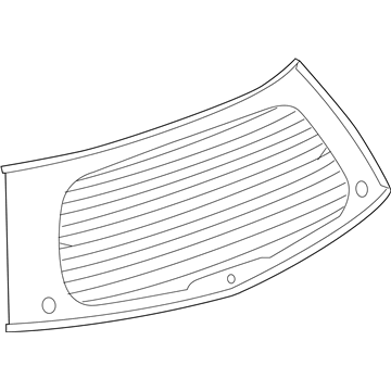GM 89023656 Lift Gate Glass