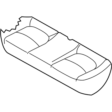 Kia 891602K500AHD Rear Seat Cushion Cover