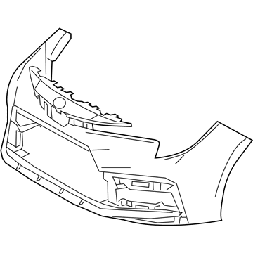 Toyota 52119-12999 Bumper Cover