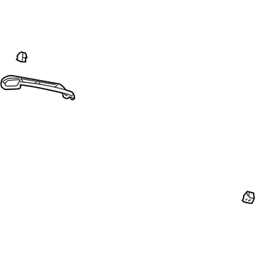 Lexus 64791-48033-A1 Cover, Back Door Trim