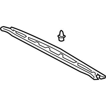 Lexus 64783-0E010-A0 Trim, Back Window Panel, Upper