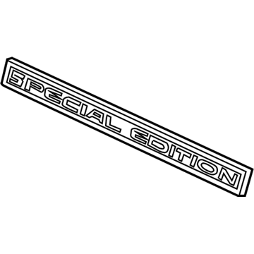 Honda 75731-S5P-A30 Emblem, Rear (Special Edition)