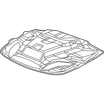 Mopar 68464929AA Pad-Hood