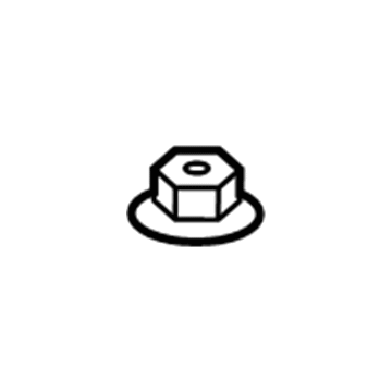 Mopar 6505297AA Nut-HEXAGON FLANGE