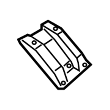 Nissan 73259-EA000 Bracket-Roof Bow, 2ND
