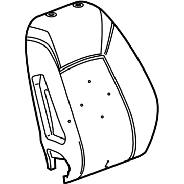 GM 39021503 Seat Back Pad