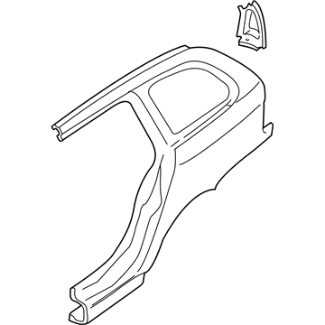 BMW 41-21-8-242-347 Left Rear Side Panel