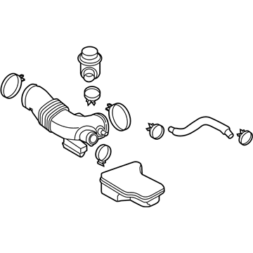 Hyundai 28130-3M150 Hose Assembly-Air Intake