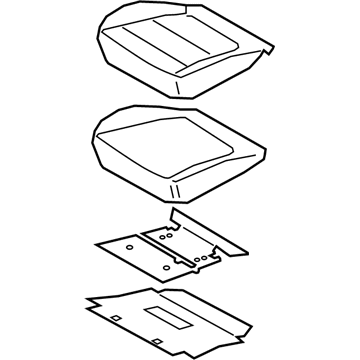 Hyundai 88100-J9070-SKN Cushion Assembly-FR Seat, LH