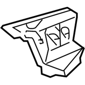 GM 19184084 Filler, Rear Floor Panel