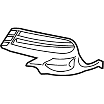 BMW 51-11-8-050-623 Retaining Frame, Air-Inlet Grille, Left
