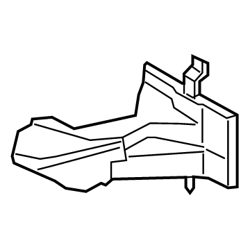 BMW 51-74-8-085-431 AIR DUCT, EXTERIOR RADIATOR, :517110