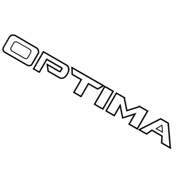 Kia 86310D4100 Optima-Emblem