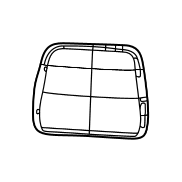 Mopar 6XS671A5AC HEADREST-Third Row