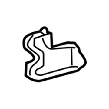 Lexus 53292-50040 Seal, Radiator Support To Frame, LH