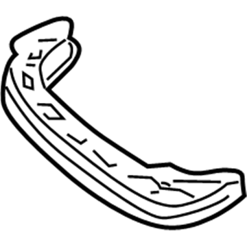 Lexus 52133-50030 Reinforcement, Front Bumper Bar, RH