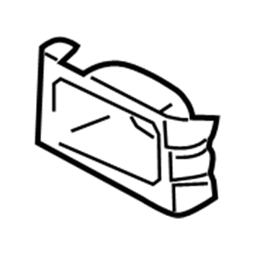 Lexus 52127-50050 Cover, Front Bumper Hole, RH