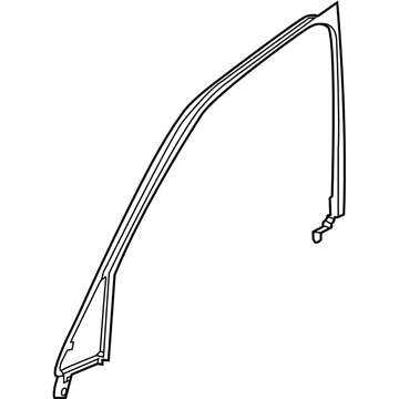 BMW 51-10-3-330-210 Cover, Window Frame, Door Front Right