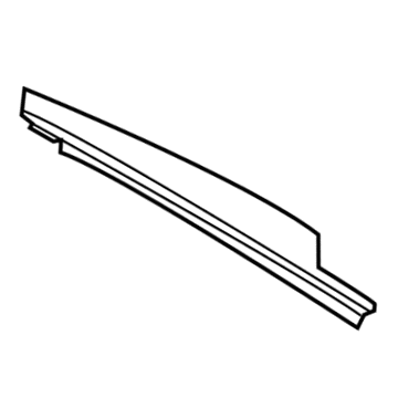 BMW 51-33-3-427-639 Finisher Window Frame B-Pillar Fl Door