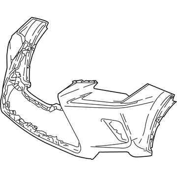 Lexus 52119-78951 Front Bumper Cover L/P