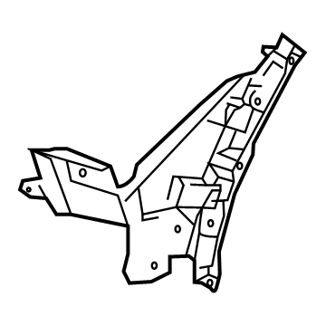 Lexus 52821-78030 Duct, Air Intake, RH
