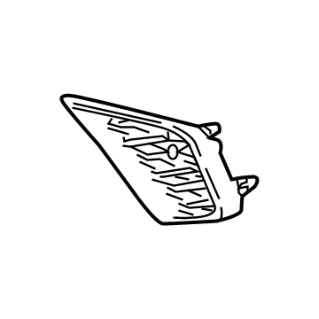 Lexus 53141-78030 Garnish, Radiator Grille