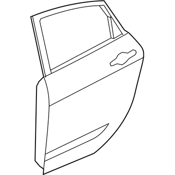 Mopar 68158726AD Door-Rear
