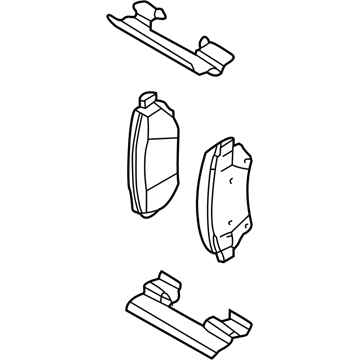 GM 88967257 Pad Kit, Front Disc Brake