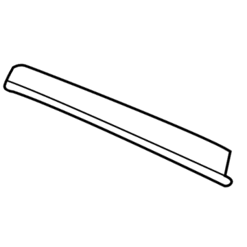 Lexus 75761-60040 Moulding, Rear Door Window Frame, Front RH