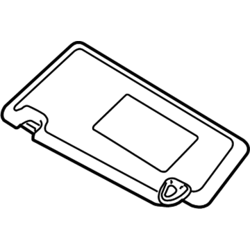 Nissan 96400-JM00A Passenger Side Sun Visor Assembly