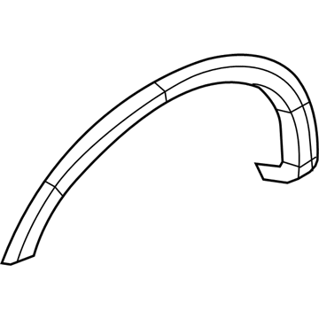 Ford 9L3Z-16038-APTM Wheel Opening Molding
