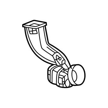 GM 42654743 Lower Duct