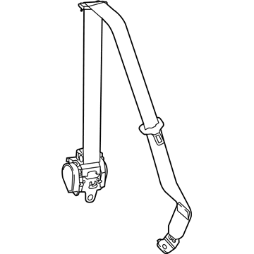 GM 19332394 Belt & Retractor