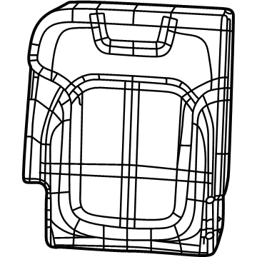 Mopar 7GH30TX7AD COVER-REAR SEAT BACK
